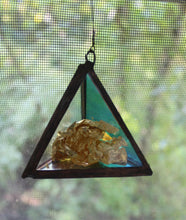 Load image into Gallery viewer, genuine gold leaf energy pyramid