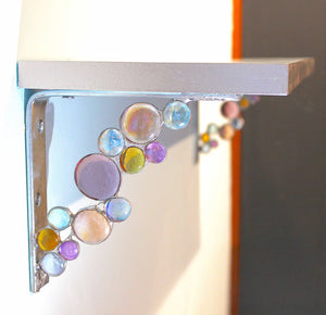 glass jewel shelf elements