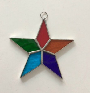 Stained glass suncatcher workshop: SATURDAY, MAY 11, 2024 for beginners and intermediates