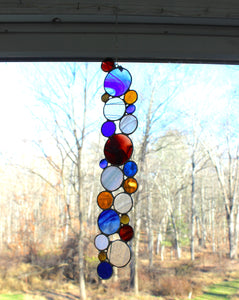 bubble strand suncatcher / wall hanging E: Winter