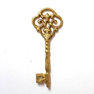 gilded skeleton key