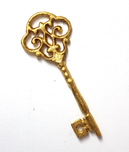 gilded skeleton key
