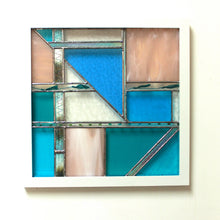 Load image into Gallery viewer, Glass Quilt framed glass panel