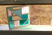 Load image into Gallery viewer, Glass Quilt framed glass panel
