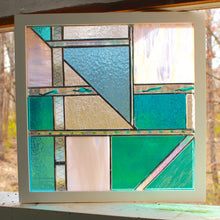 Load image into Gallery viewer, Glass Quilt framed glass panel