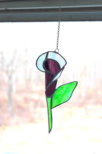 calla lily suncatcher