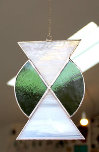 hourglass suncatcher