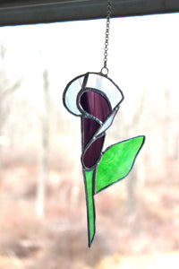 calla lily suncatcher