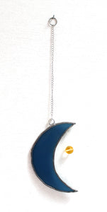 crescent mooncatcher: sky blue with sunshine aura orb