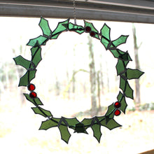 Load image into Gallery viewer, stained glass wreath (large)