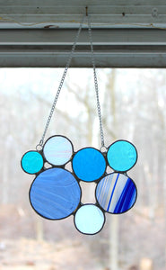 bubbles suncatcher: blue