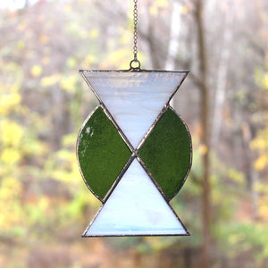 hourglass suncatcher