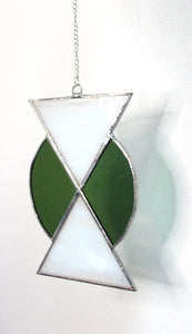 hourglass suncatcher