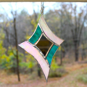 mirror diamond suncatcher