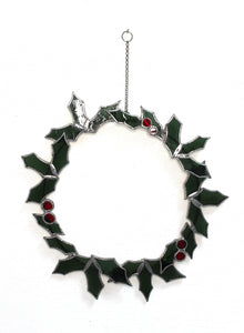 stained glass wreath (large)