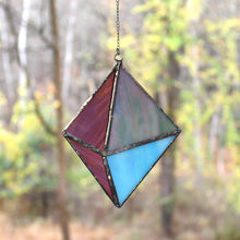Load image into Gallery viewer, octahedron suncatcher