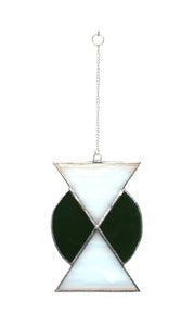 hourglass suncatcher