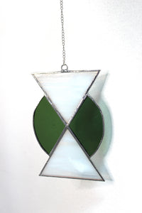 hourglass suncatcher