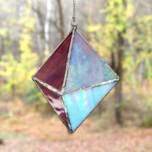 Load image into Gallery viewer, octahedron suncatcher