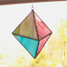 Load image into Gallery viewer, octahedron suncatcher