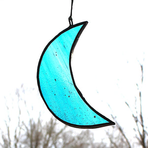 crescent mooncatcher: turquoise