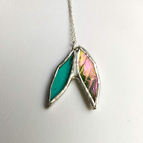 leaves pendant necklace (small version)
