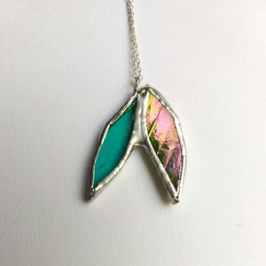 leaves pendant necklace (small version)