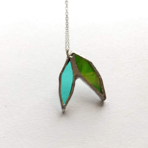 leaves pendant necklace (small version)