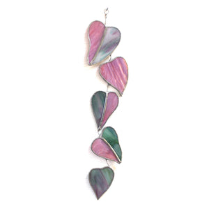 vine leaves suncatcher: philodendron