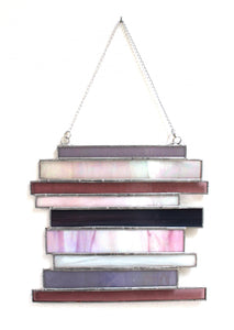 ladder suncatcher - amethyst