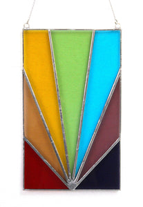rainbow sunburst mini panel