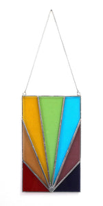 rainbow sunburst mini panel