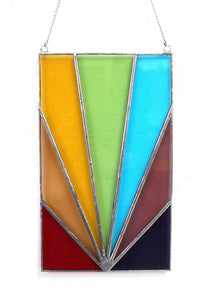 rainbow sunburst mini panel